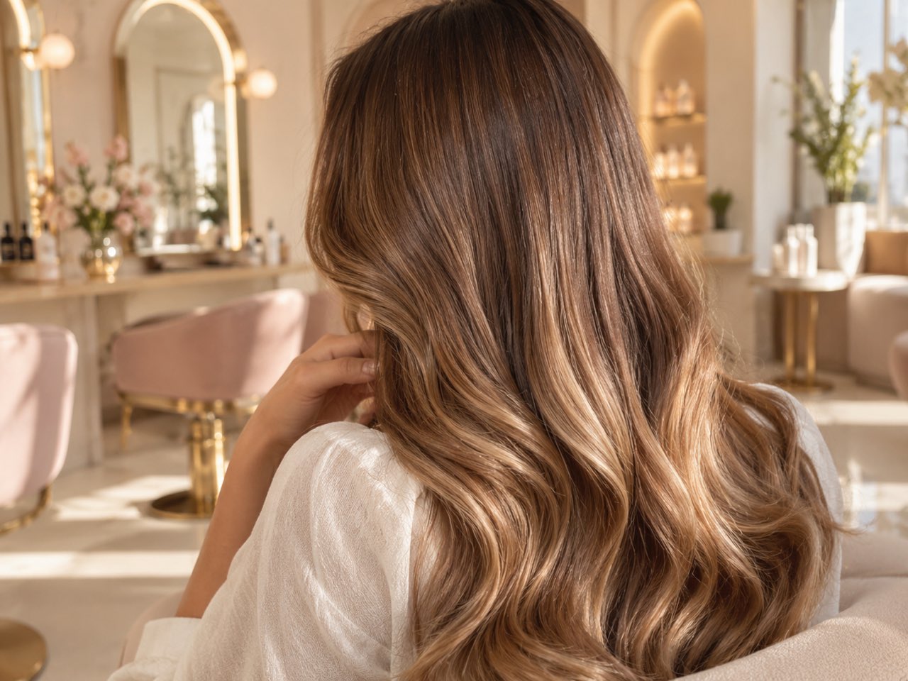 Balayage réalisé au centre